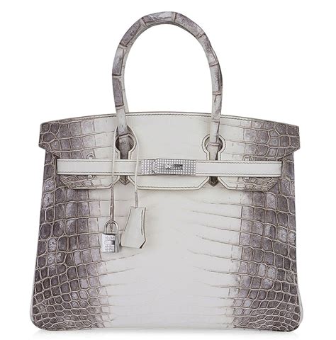 hermes crocodile diamond birkin|hermes himalayan birkin 30.